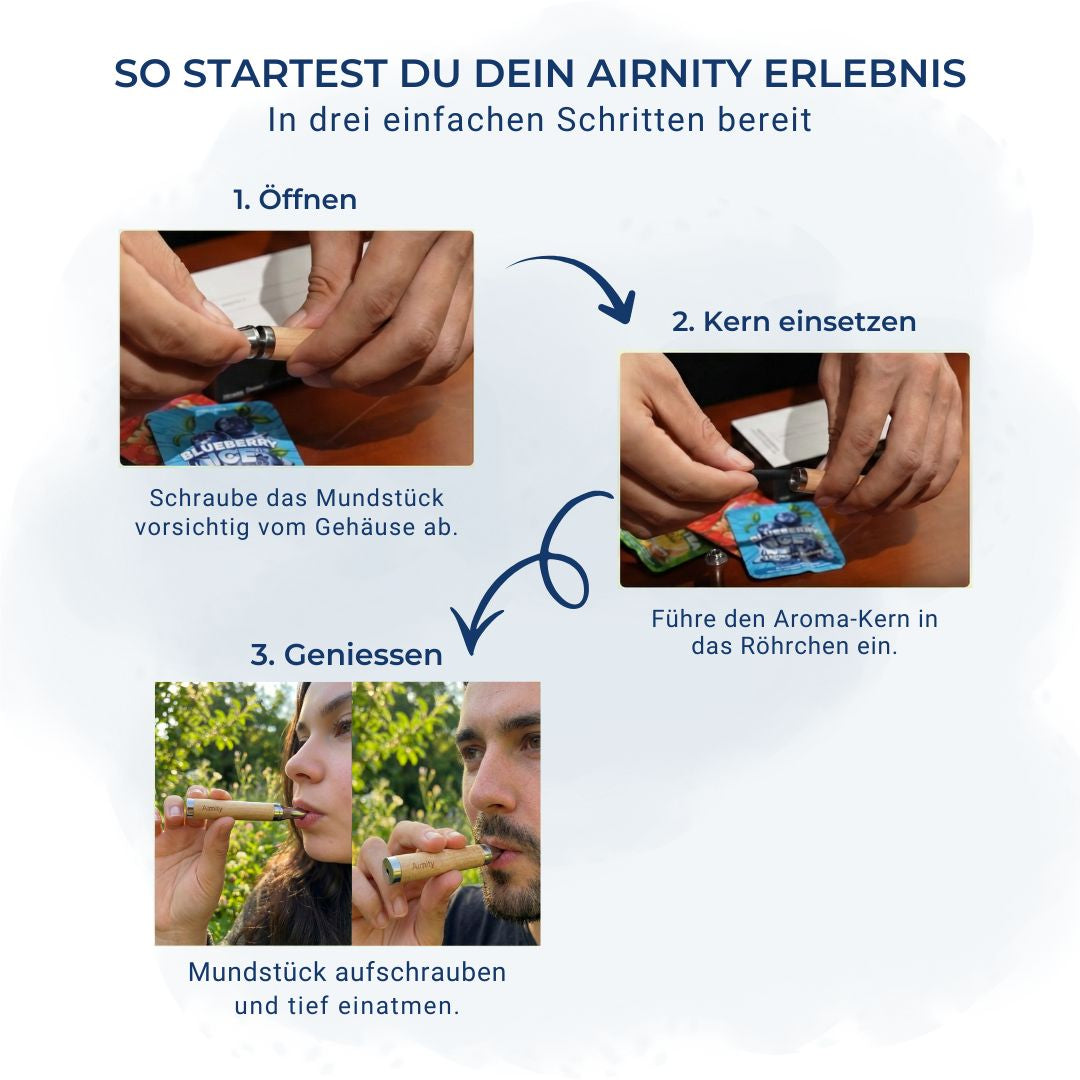 Blueberry Ice Geschmackskerne – Kühl & Fruchtig | Airnity™