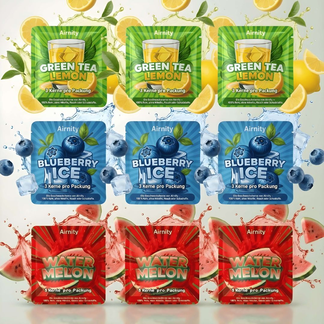 9er-Bundle Geschmackskerne – Vorratspack | Airnity™