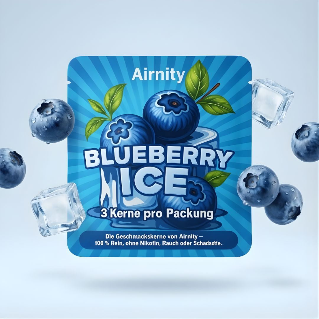 Blueberry Ice Geschmackskerne – Kühl & Fruchtig | Airnity™