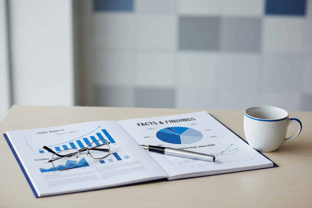 erstelle ein bild zum thema studien & fakten